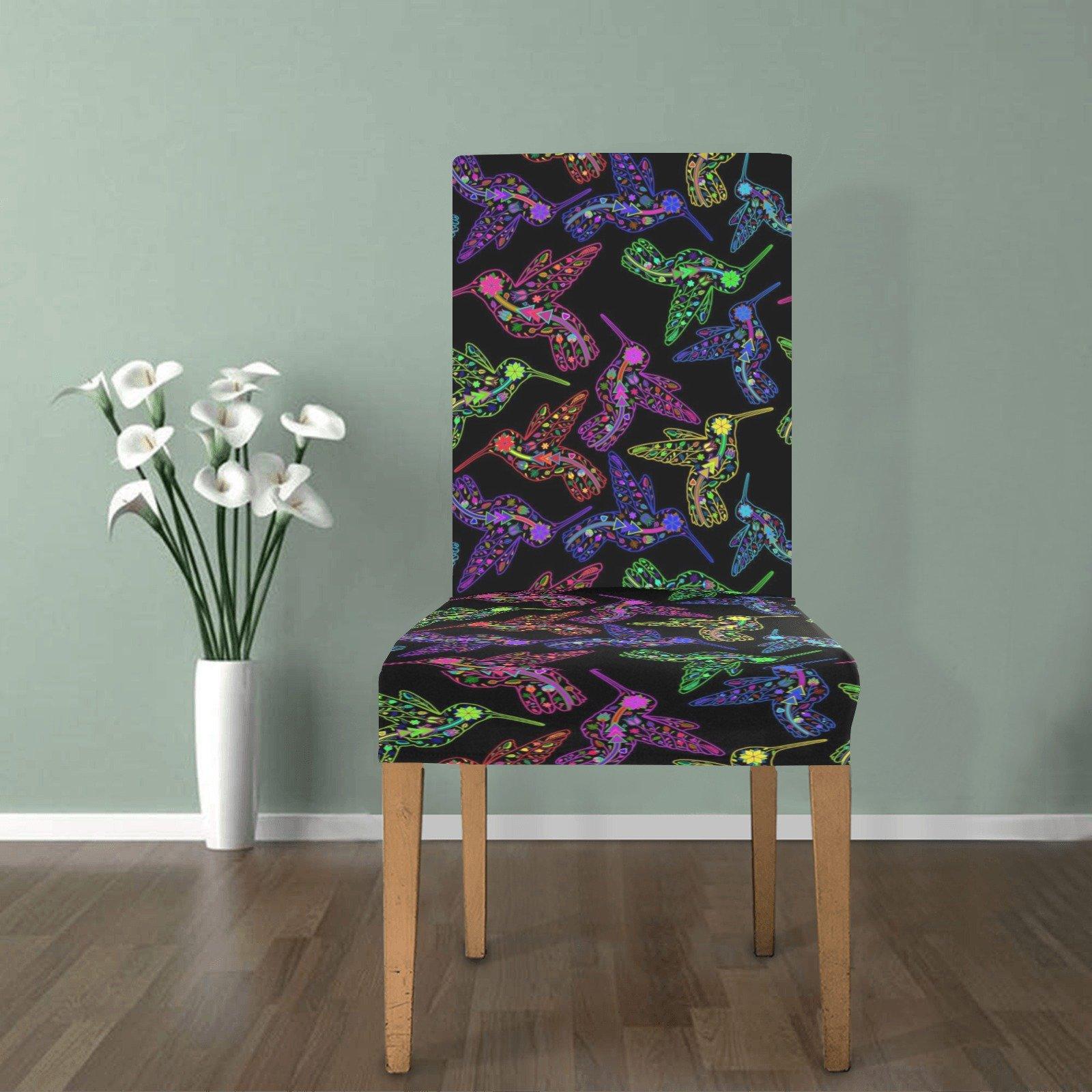 Floral Hummingbird Chair Cover (Pack of 6) Chair Cover (Pack of 6) e-joyer 