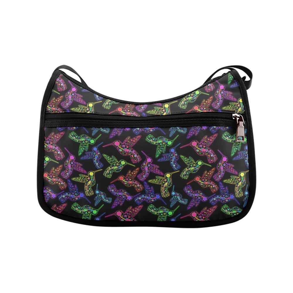 Floral Hummingbird Crossbody Bags (Model 1616) Crossbody Bags (1616) e-joyer
