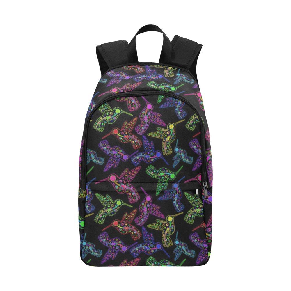 Floral Hummingbird Fabric Backpack for Adult (Model 1659) Casual Backpack for Adult (1659) e-joyer