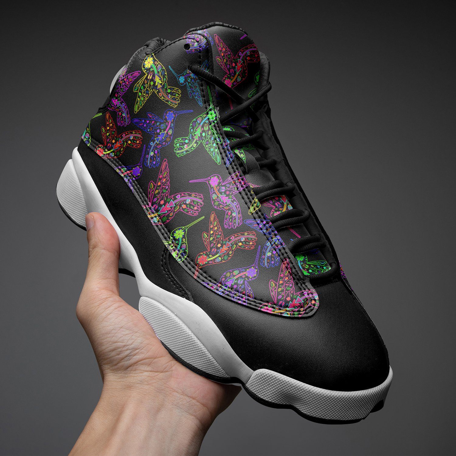 Floral Hummingbird Isstsokini Athletic Shoes Herman