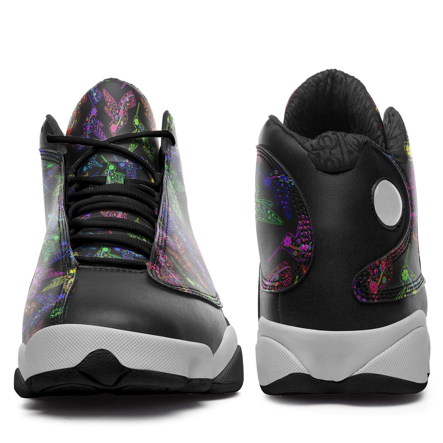 Floral Hummingbird Isstsokini Athletic Shoes Herman