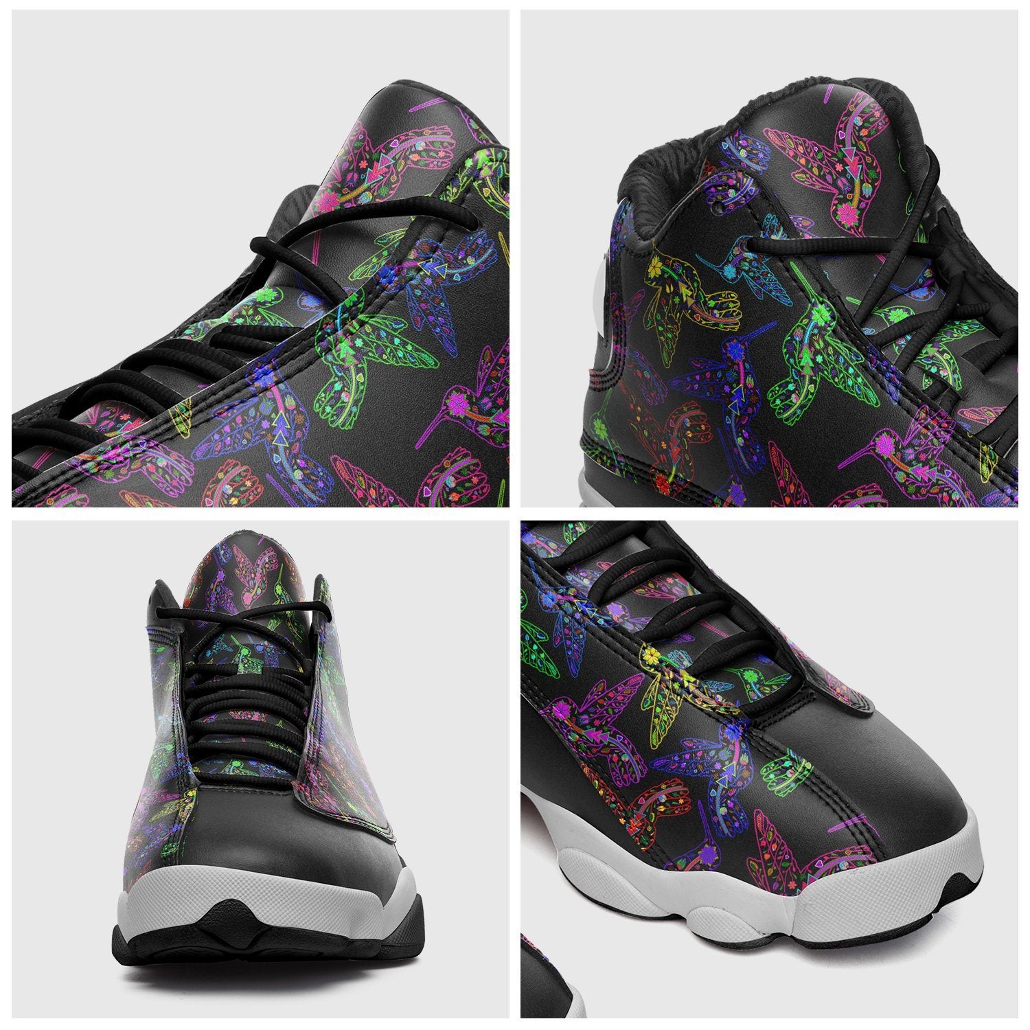 Floral Hummingbird Isstsokini Athletic Shoes Herman
