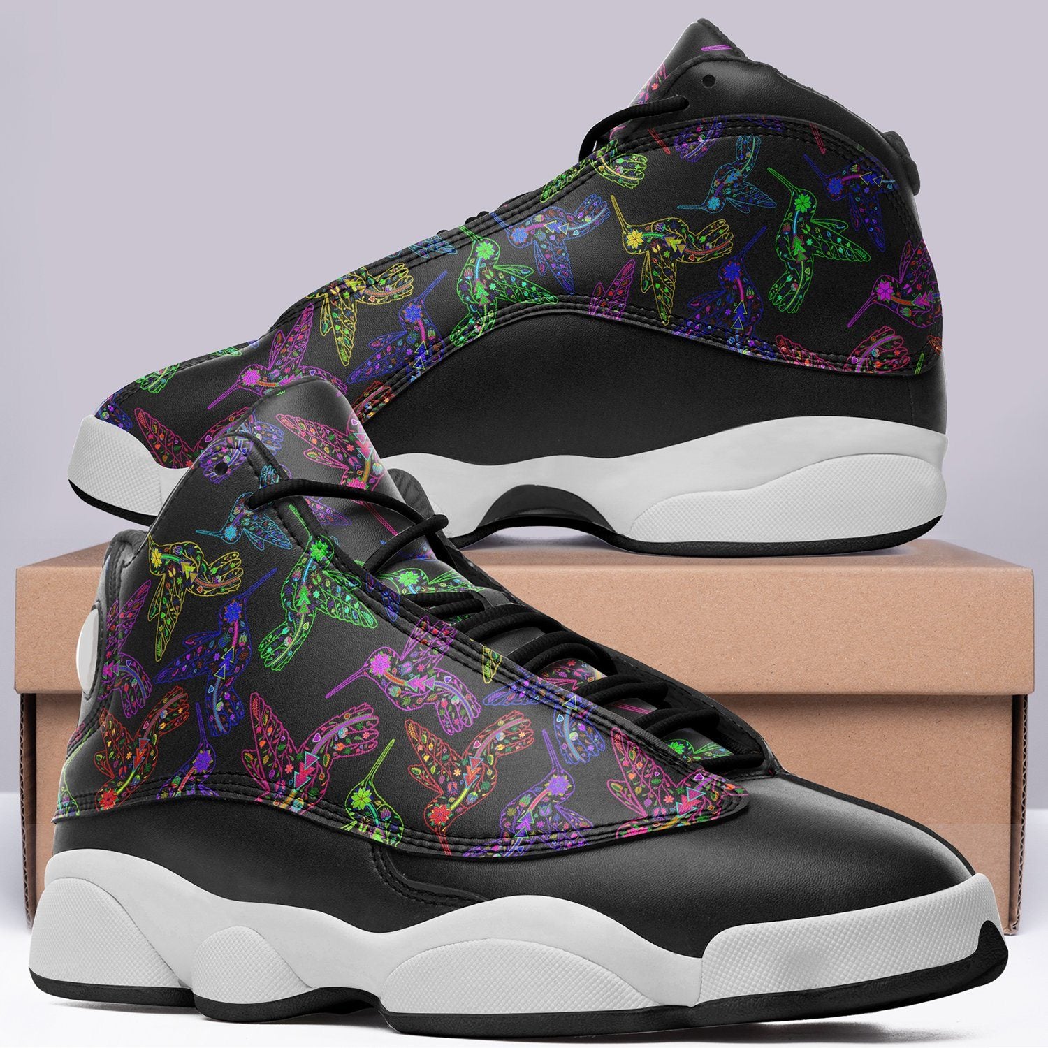 Floral Hummingbird Isstsokini Athletic Shoes Herman