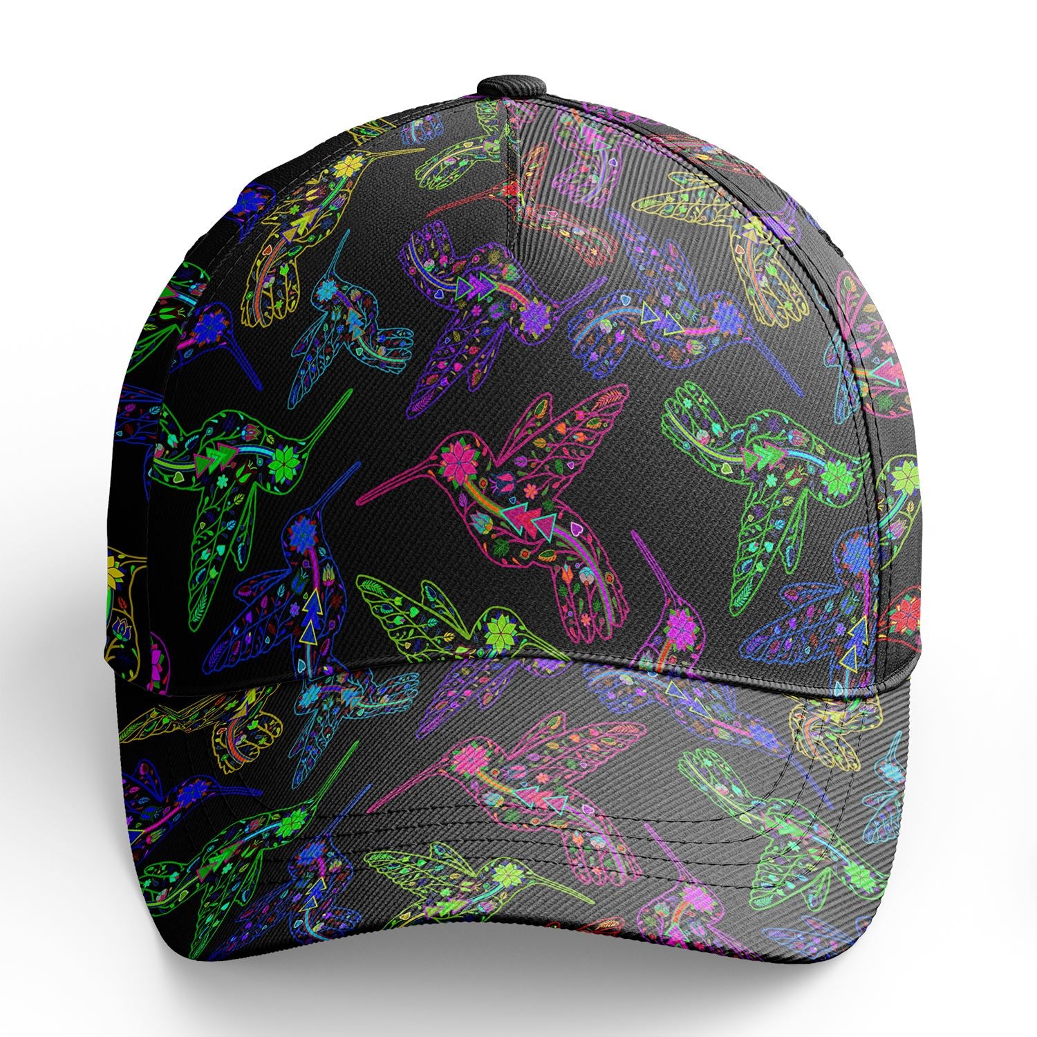 Floral Hummingbird Snapback Hat hat Herman