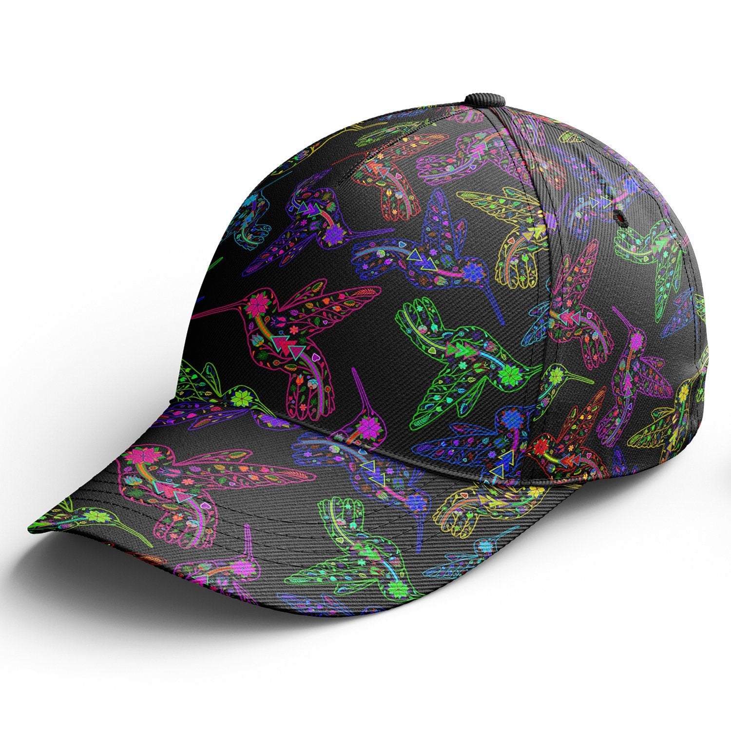 Floral Hummingbird Snapback Hat hat Herman