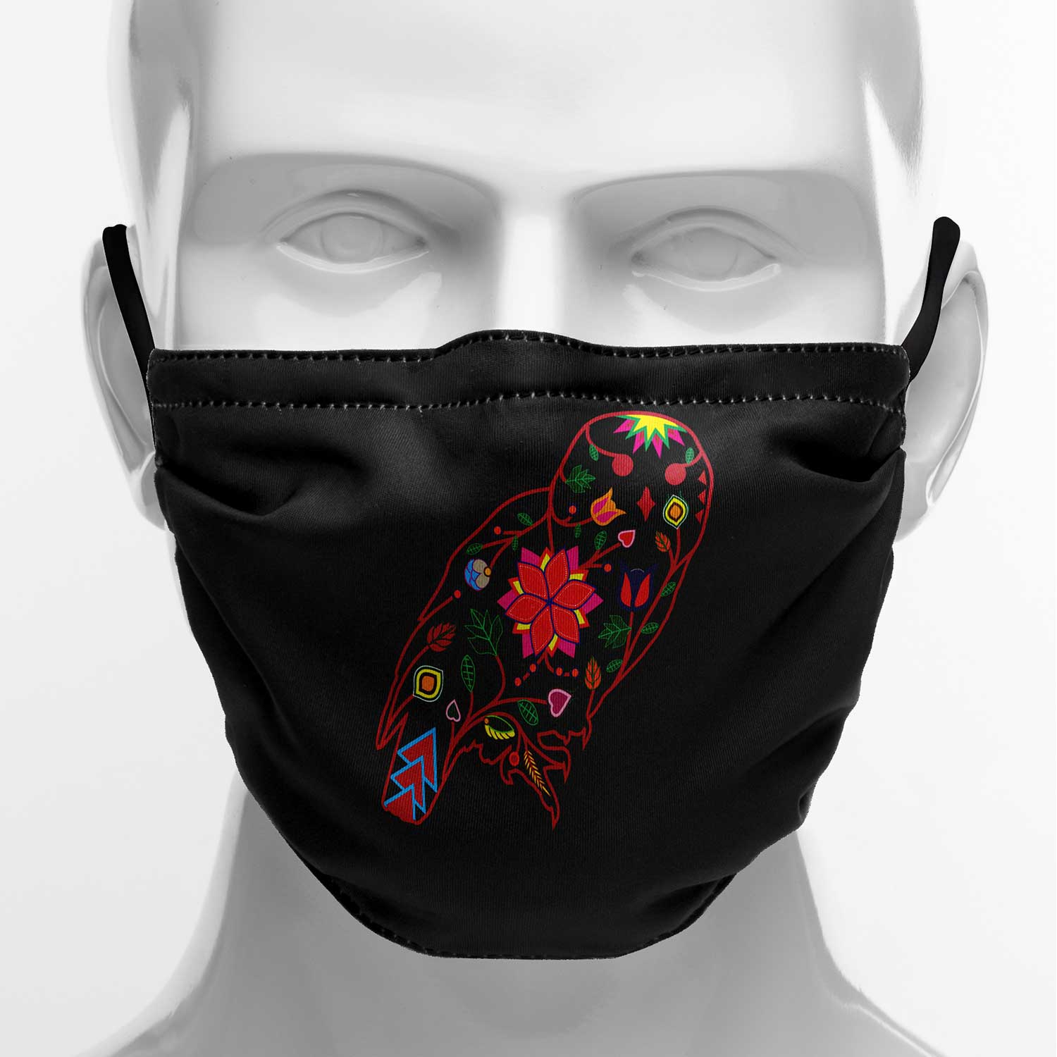 Floral Owl Face Cover Herman