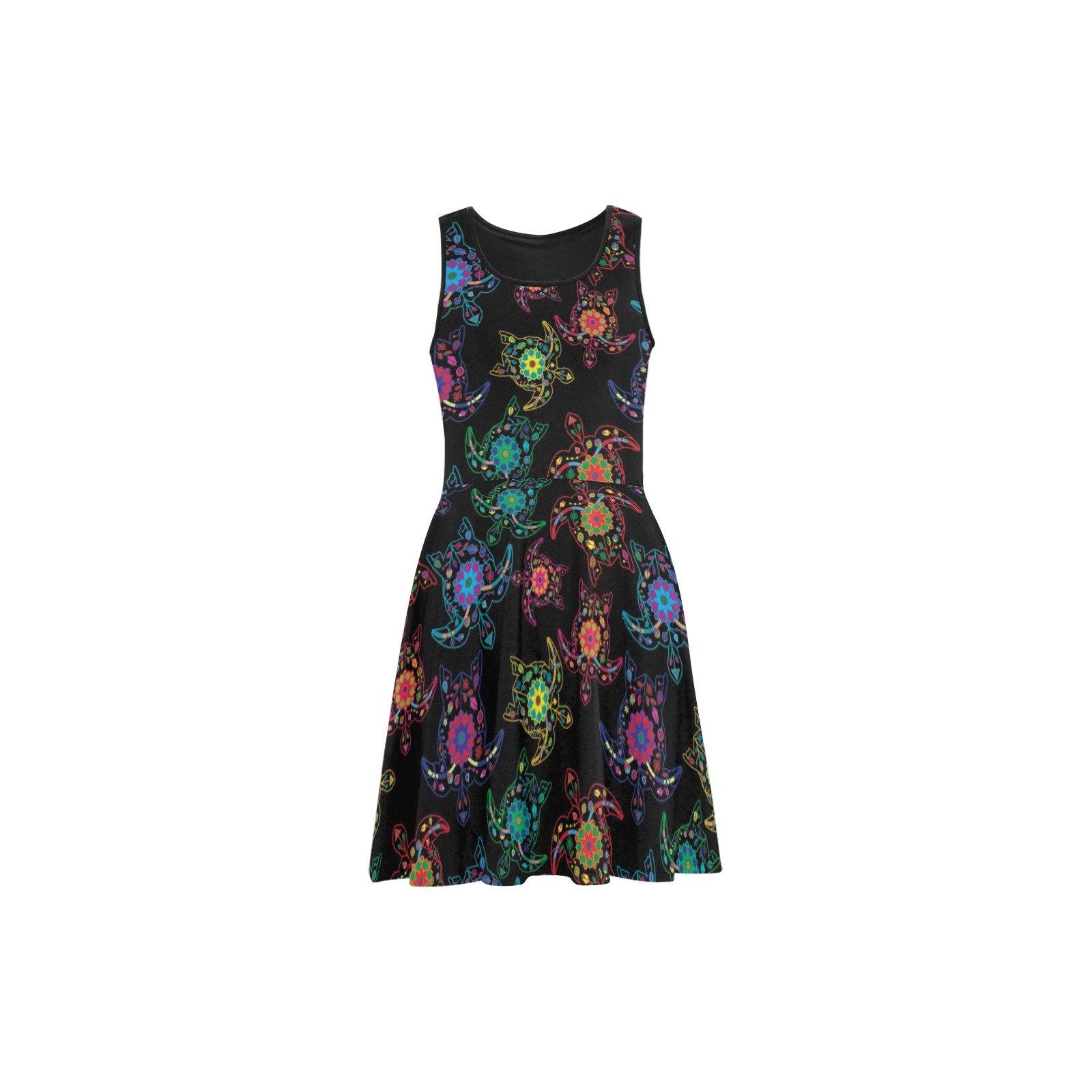 Floral Turtle Atalanta Sundress (Model D04) Atalanta Sundress (D04) e-joyer