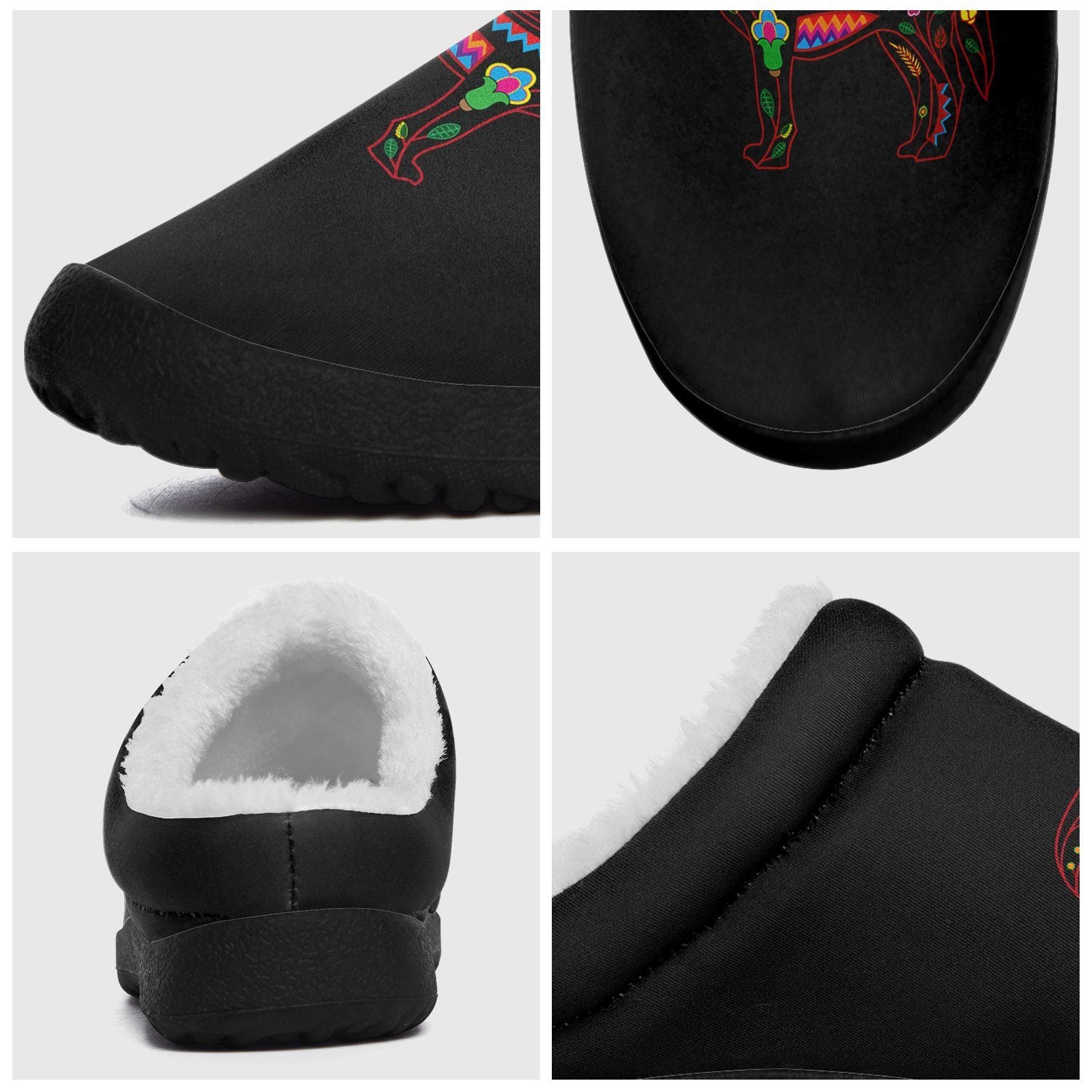 Floral Wolf Ikinnii Indoor Slipper 49 Dzine