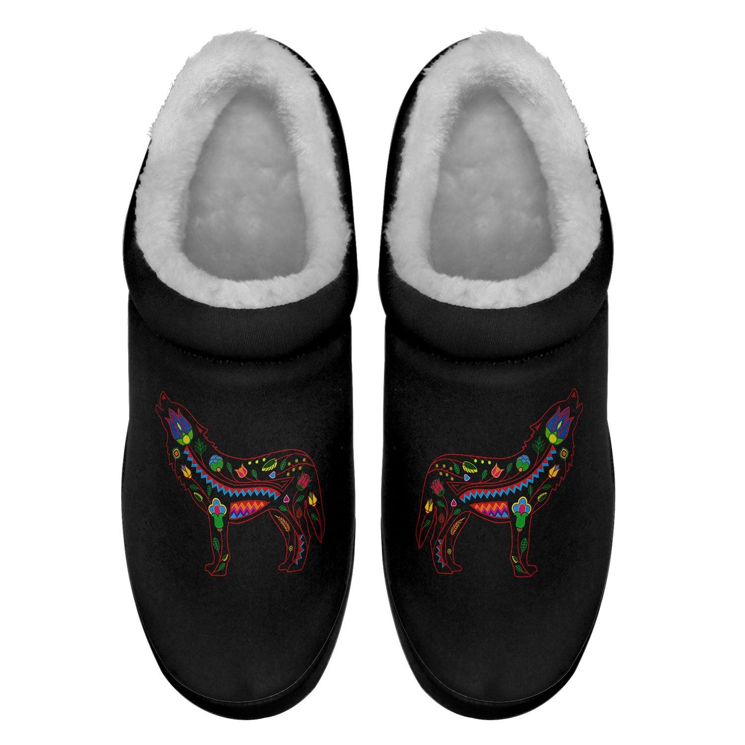 Floral Wolf Ikinnii Indoor Slipper 49 Dzine