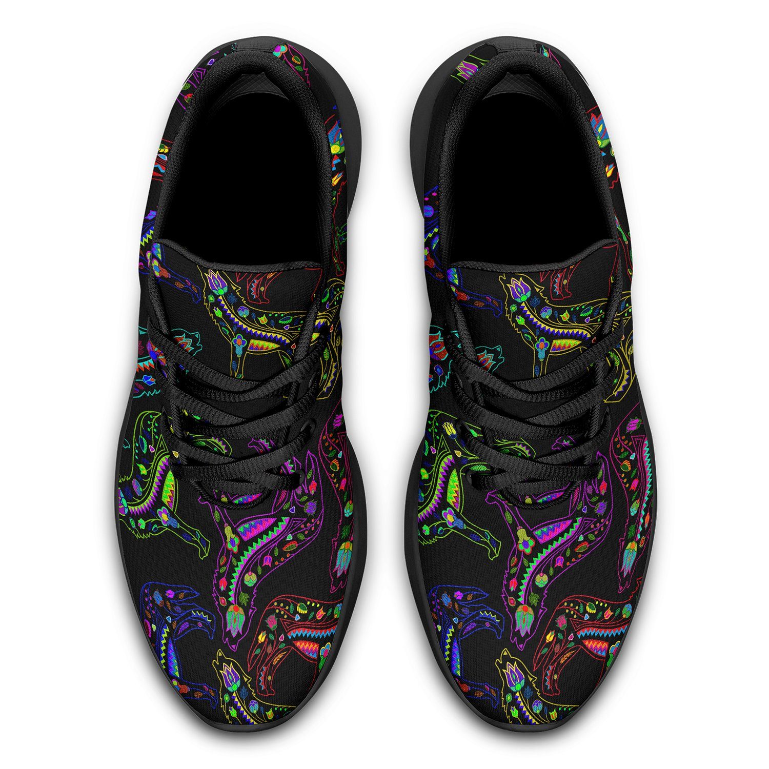 Floral Wolves Ikkaayi Sport Sneakers ikkaayi Herman