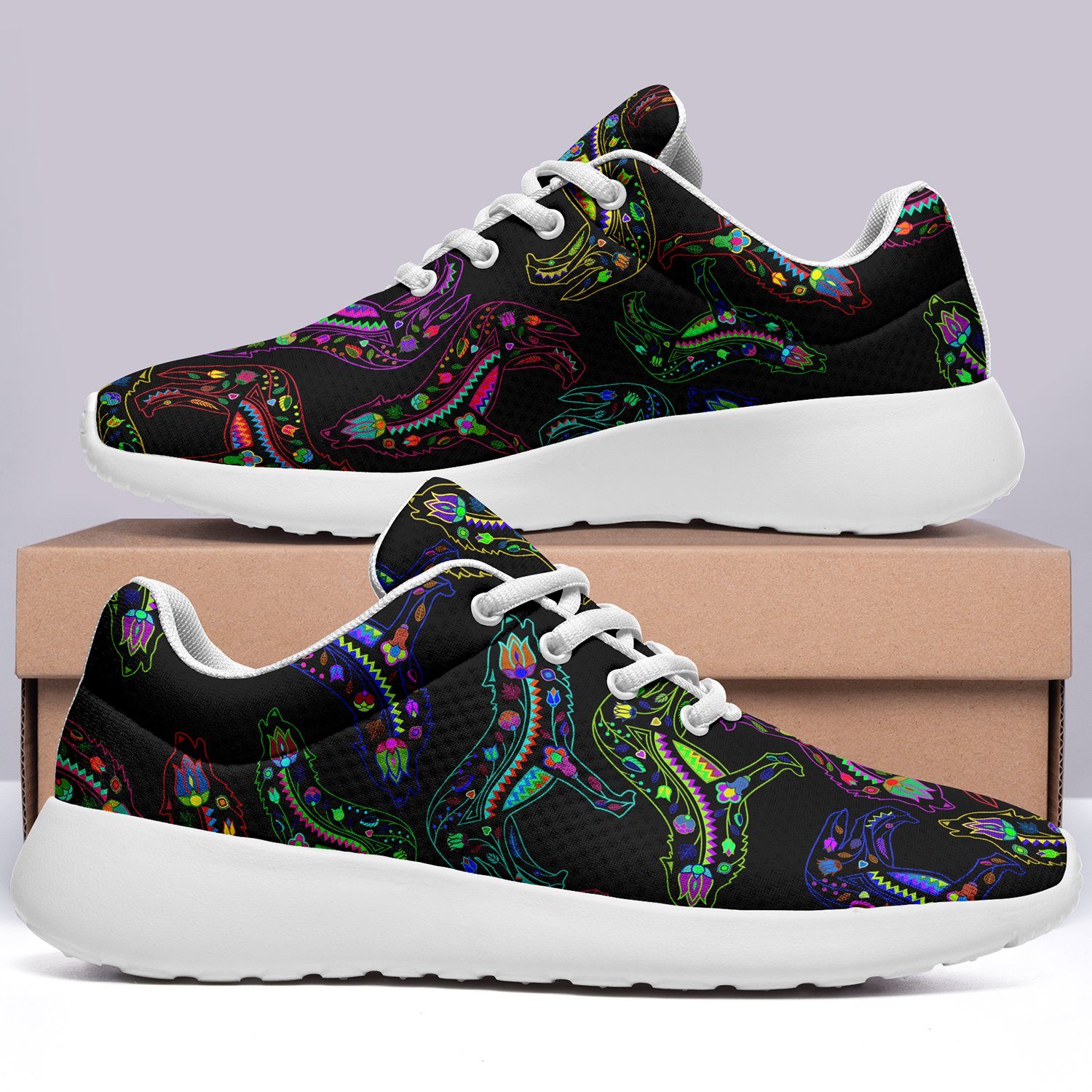 Floral Wolves Ikkaayi Sport Sneakers ikkaayi Herman