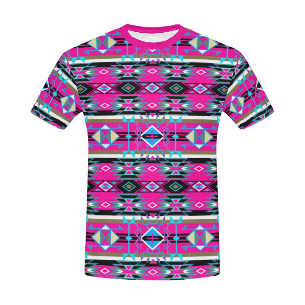 Force of Nature Sunset Storm All Over Print T-Shirt for Men/Large Size (USA Size) Model T40) All Over Print T-Shirt for Men/Large (T40) e-joyer