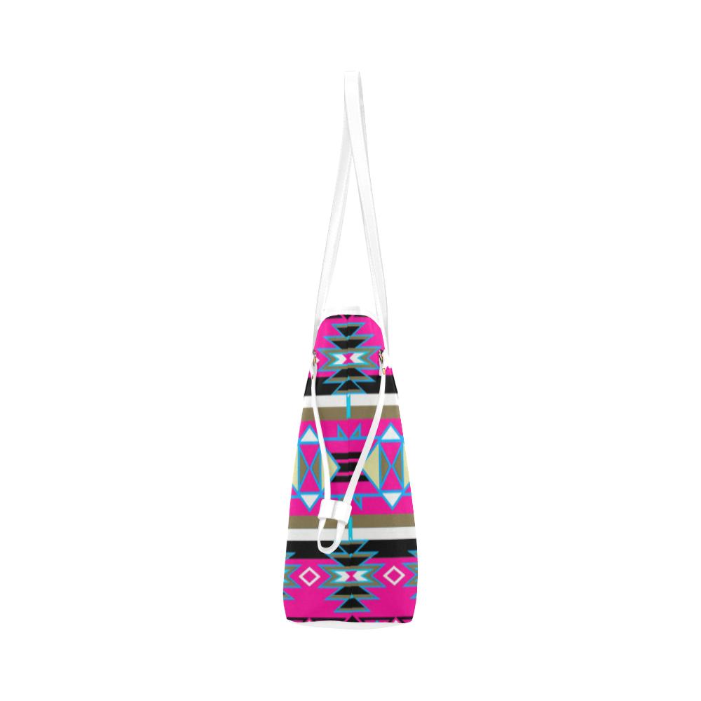Force of Nature Sunset Storm Clover Canvas Tote Bag (Model 1661) Clover Canvas Tote Bag (1661) e-joyer