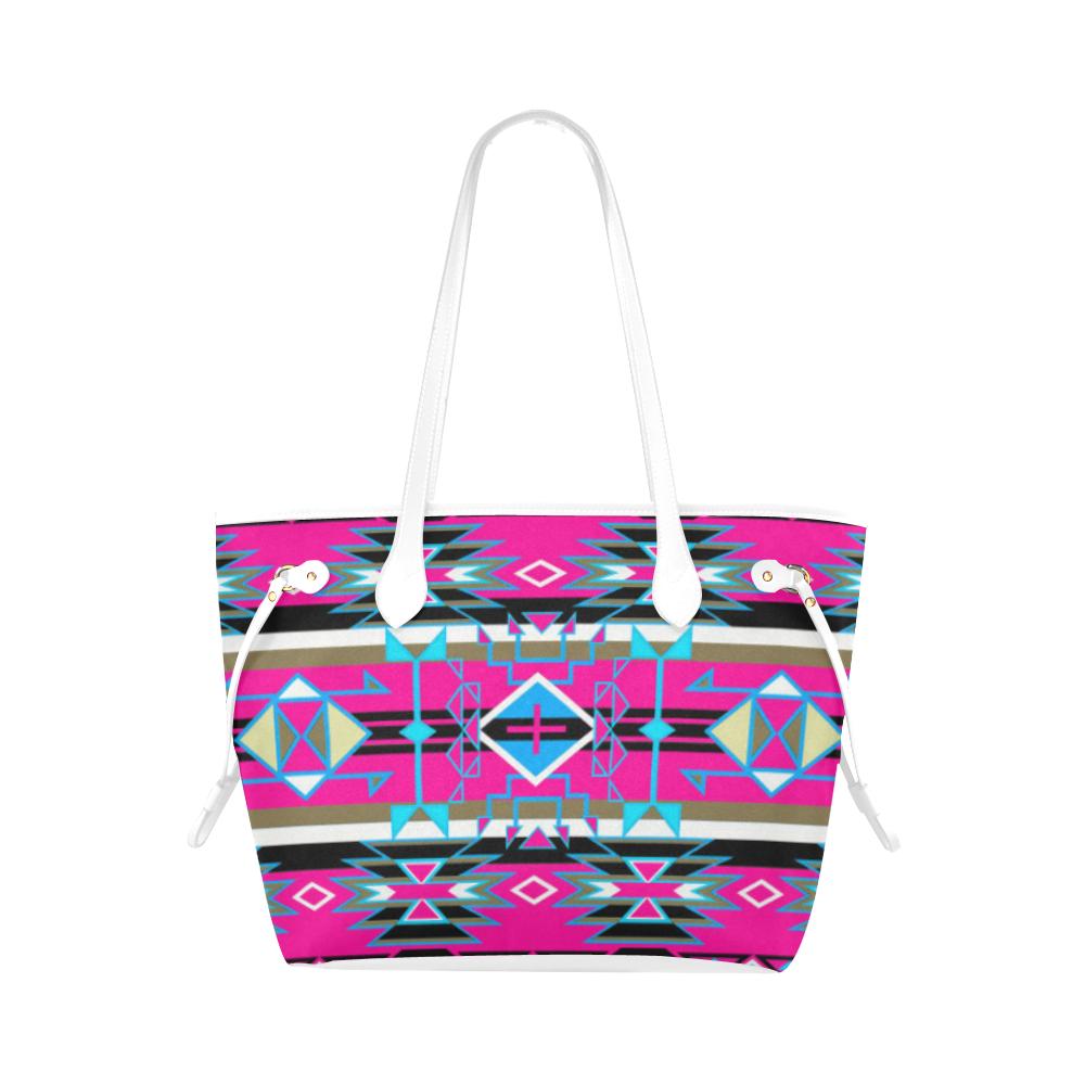 Force of Nature Sunset Storm Clover Canvas Tote Bag (Model 1661) Clover Canvas Tote Bag (1661) e-joyer