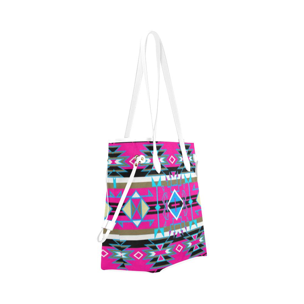 Force of Nature Sunset Storm Clover Canvas Tote Bag (Model 1661) Clover Canvas Tote Bag (1661) e-joyer