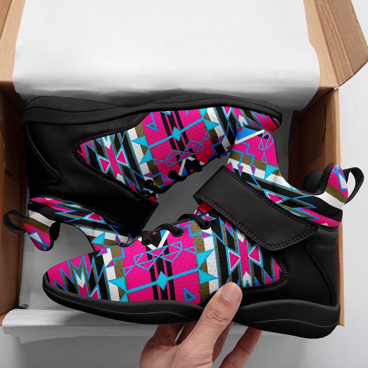 Force of Nature Sunset Storm Ipottaa Basketball / Sport High Top Shoes 49 Dzine