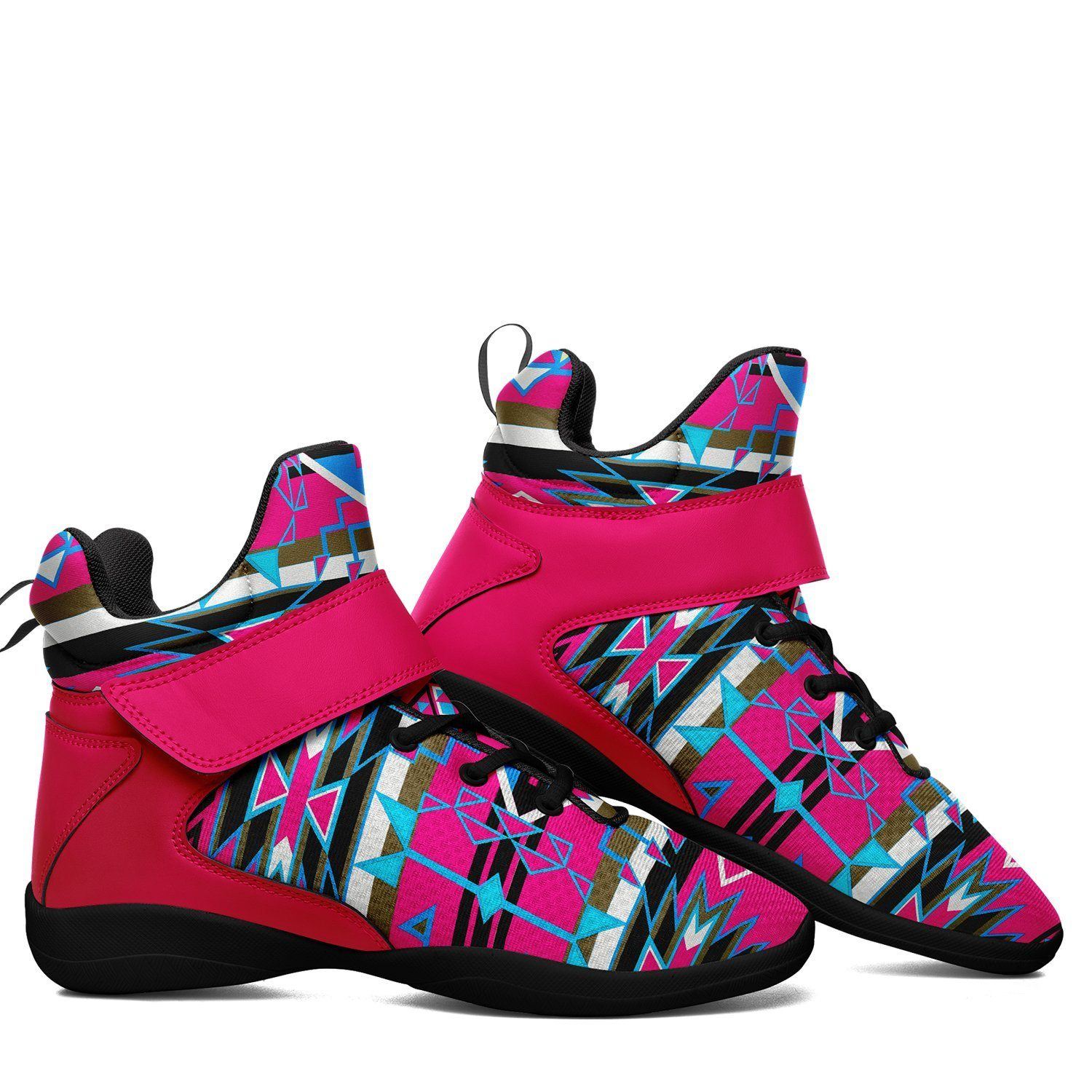 Force of Nature Sunset Storm Ipottaa Basketball / Sport High Top Shoes - Black Sole 49 Dzine