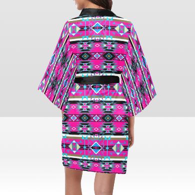 Force of Nature Sunset Storm Kimono Robe Artsadd