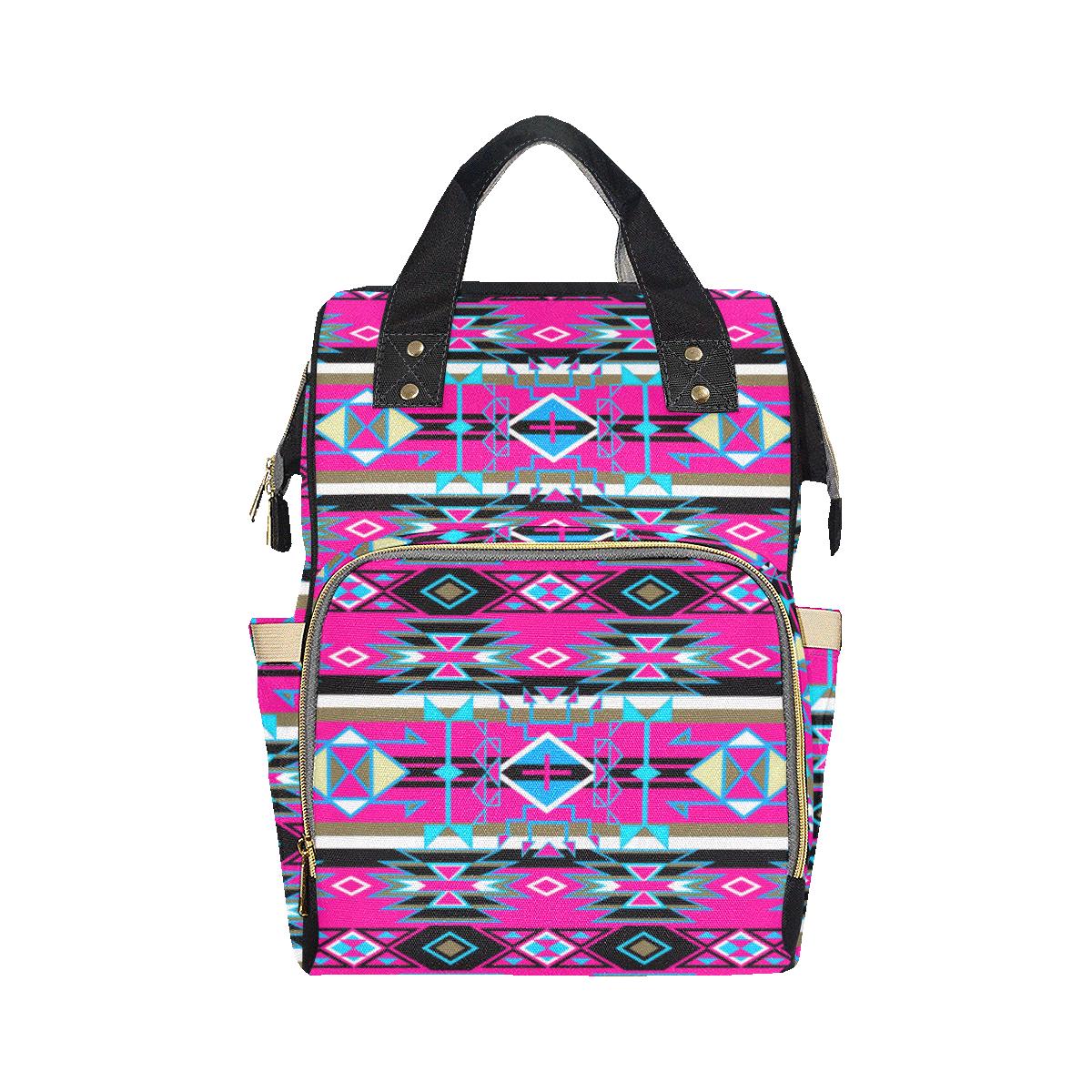 Force of Nature Sunset Storm Multi-Function Diaper Backpack (Model 1688) Diaper Backpack (1688) e-joyer
