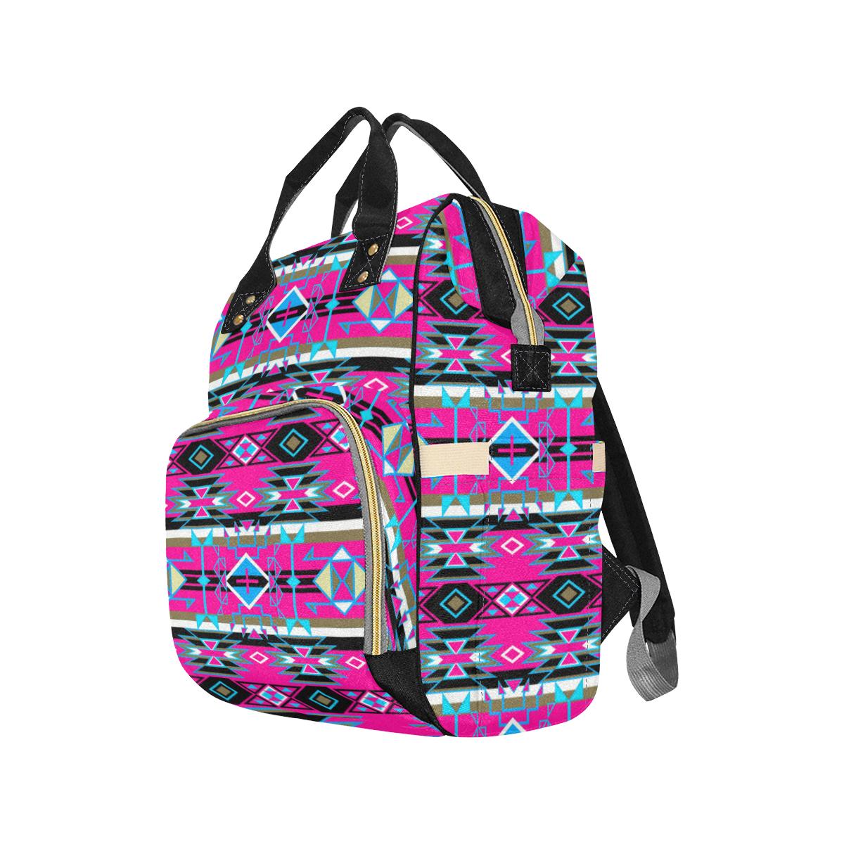 Force of Nature Sunset Storm Multi-Function Diaper Backpack (Model 1688) Diaper Backpack (1688) e-joyer