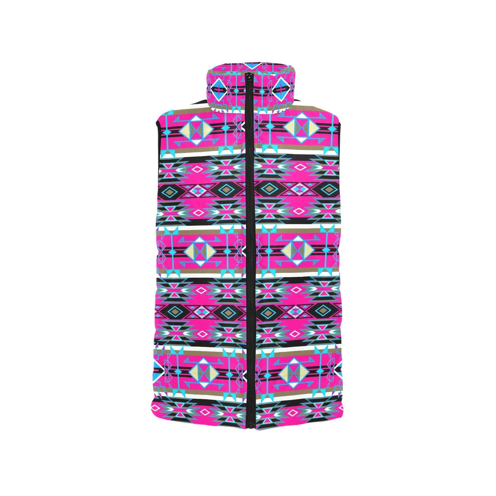 Force of Nature Sunset Storm Women's Padded Vest Jacket (Model H44) Women's Padded Vest Jacket (H44) e-joyer