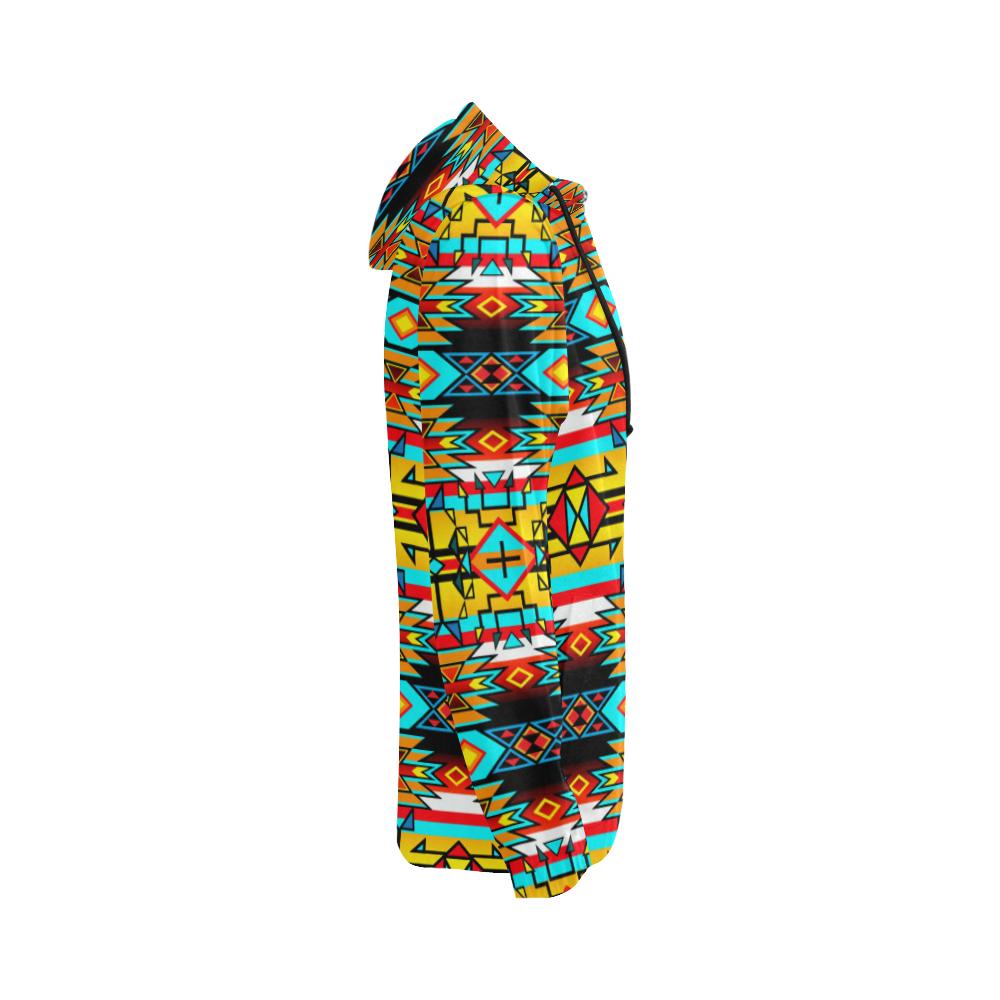 Force of Nature Twister All Over Print Full Zip Hoodie for Women (Model H14) All Over Print Full Zip Hoodie for Women (H14) e-joyer