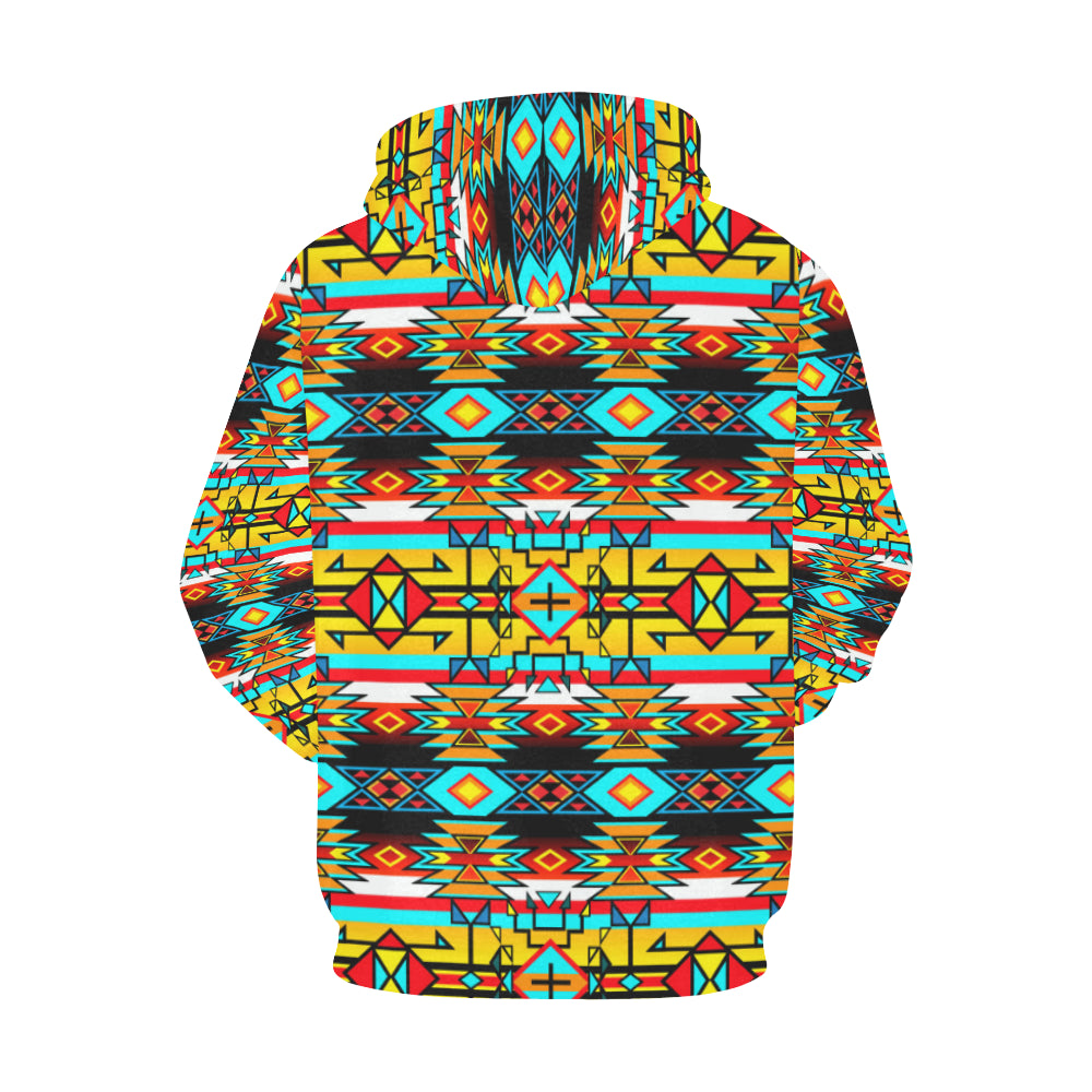Force of Nature Twister All Over Print Hoodie for Women (USA Size) (Model H13) Hoodie e-joyer