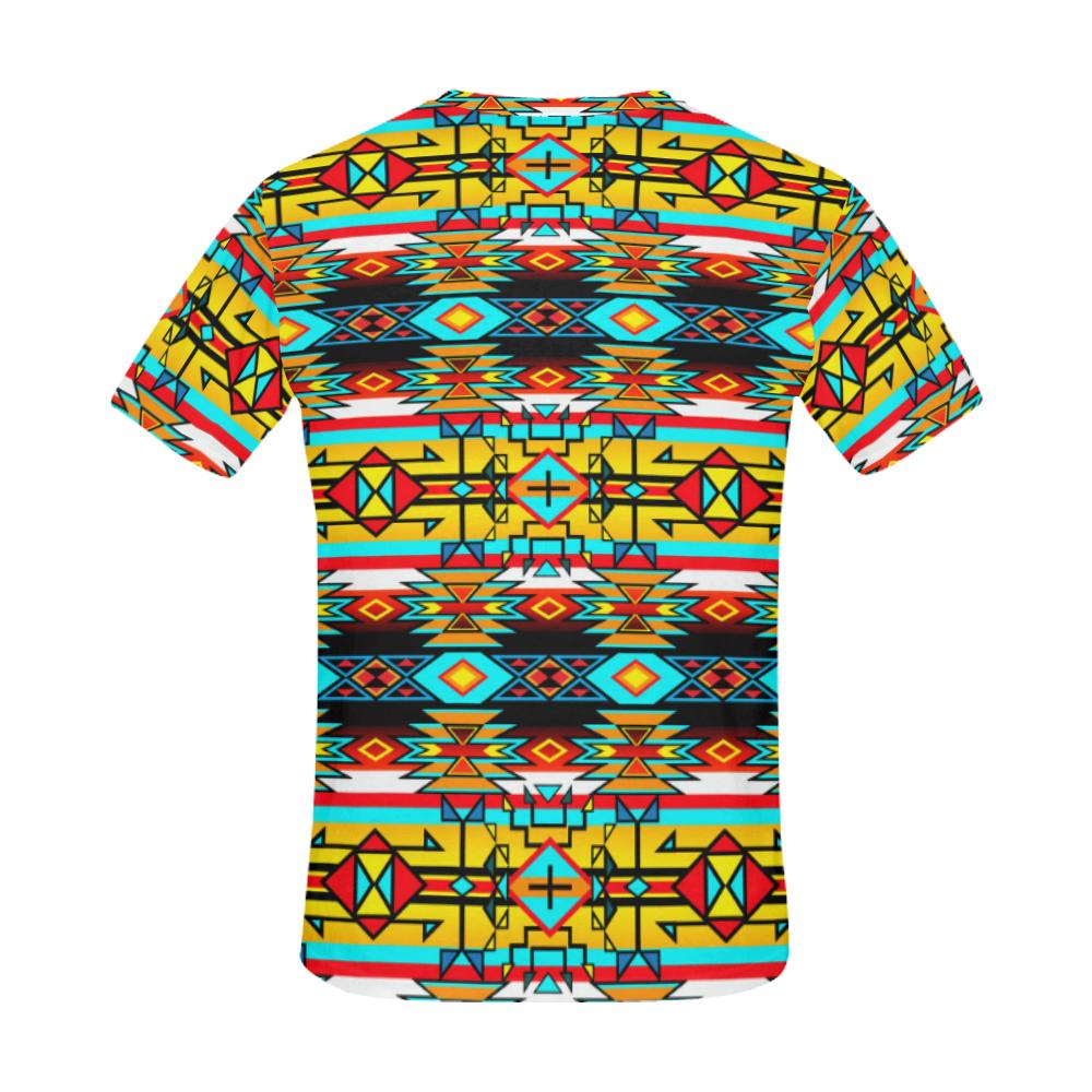 Force of Nature Twister All Over Print T-Shirt for Men (USA Size) (Model T40) All Over Print T-Shirt for Men (T40) e-joyer