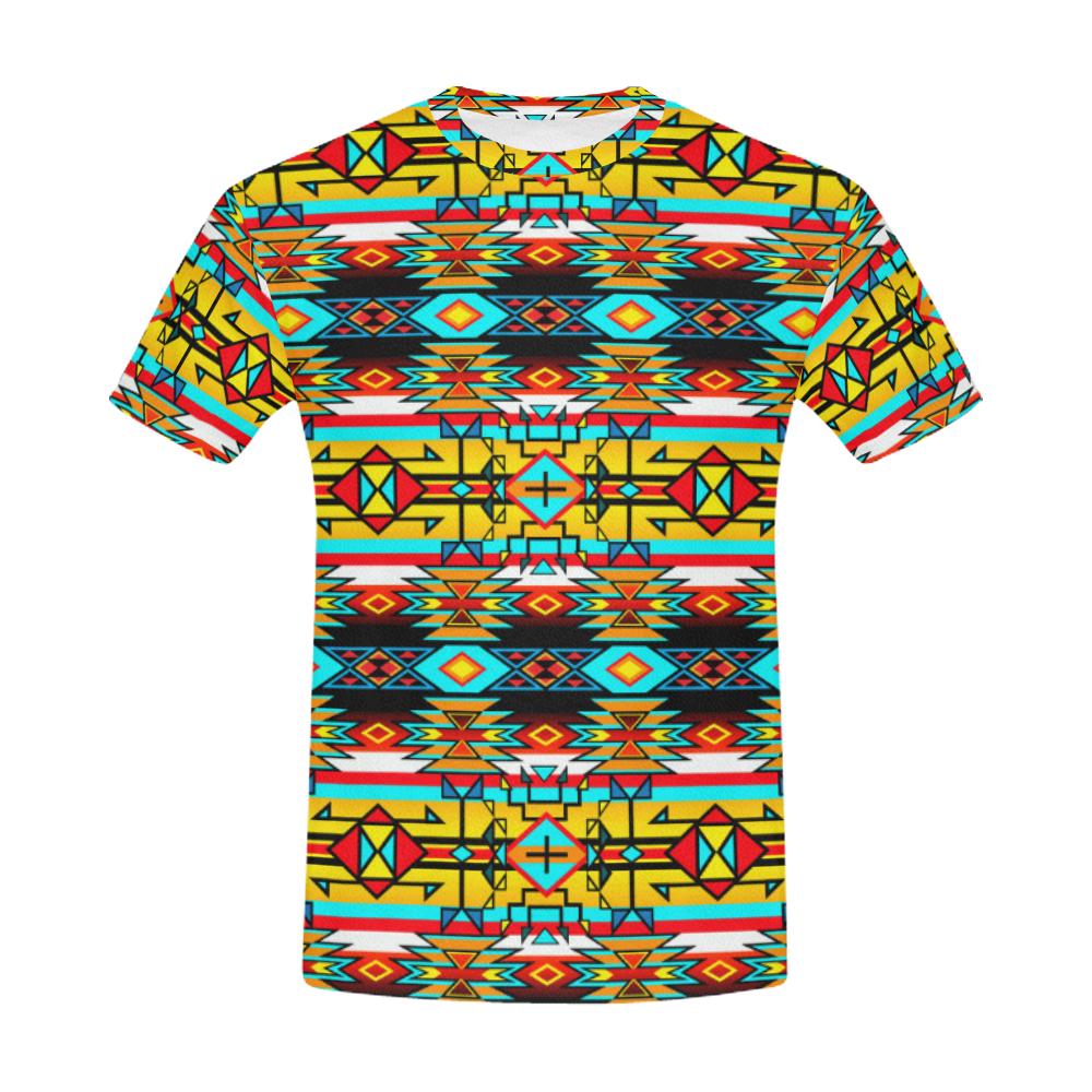 Force of Nature Twister All Over Print T-Shirt for Men (USA Size) (Model T40) All Over Print T-Shirt for Men (T40) e-joyer