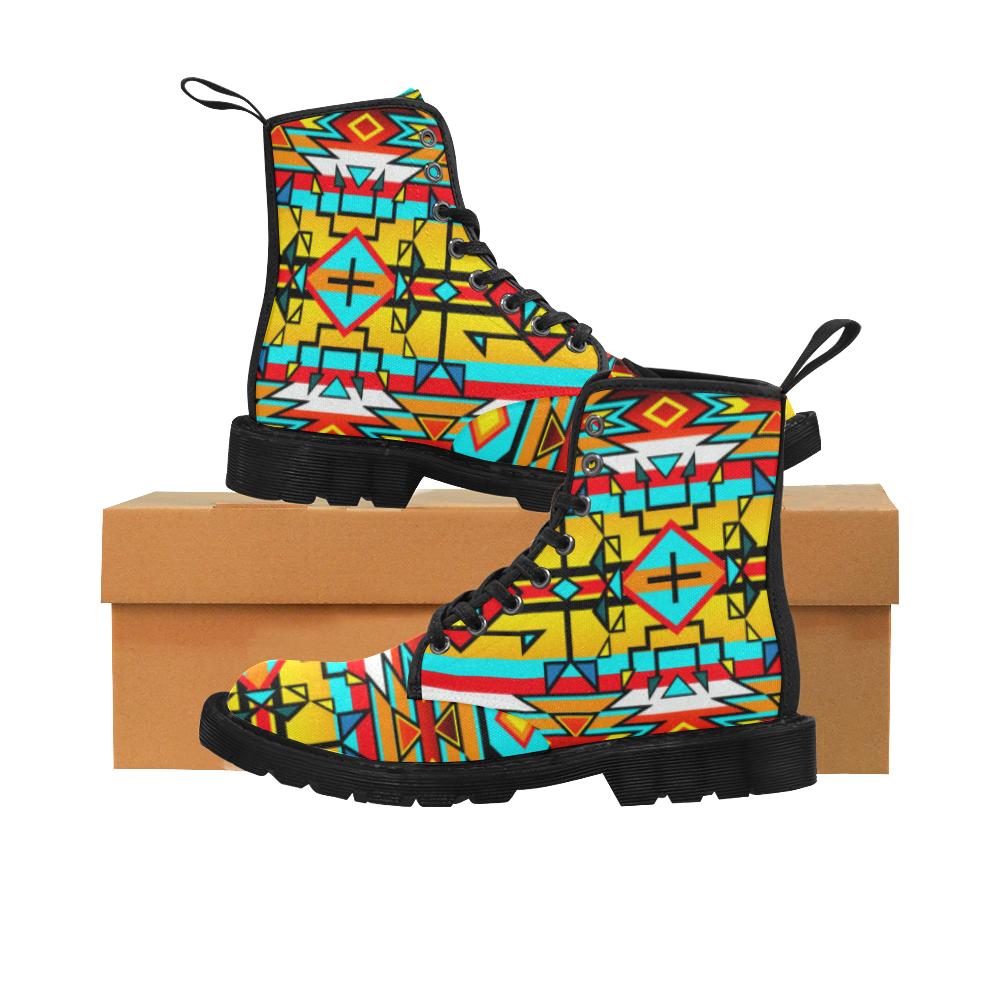 Force of Nature Twister Boots for Men (Black) (Model 1203H) Martin Boots for Men (Black) (1203H) e-joyer