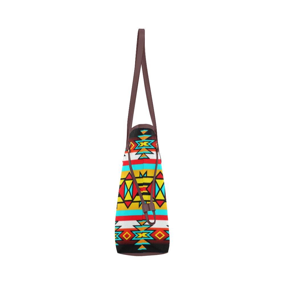 Force of Nature Twister Clover Canvas Tote Bag (Model 1661) Clover Canvas Tote Bag (1661) e-joyer