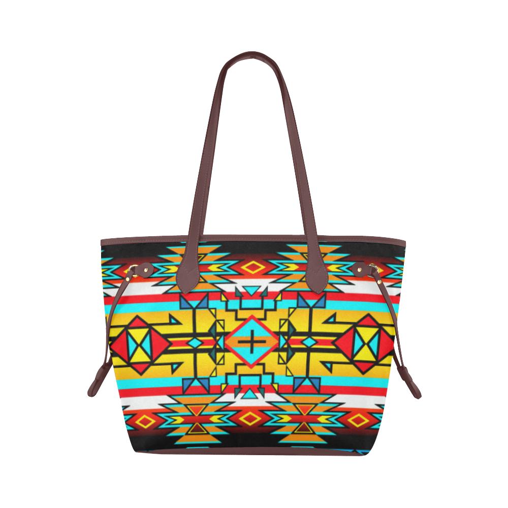 Force of Nature Twister Clover Canvas Tote Bag (Model 1661) Clover Canvas Tote Bag (1661) e-joyer
