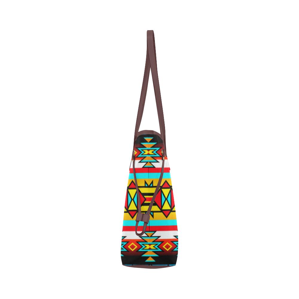Force of Nature Twister Clover Canvas Tote Bag (Model 1661) Clover Canvas Tote Bag (1661) e-joyer