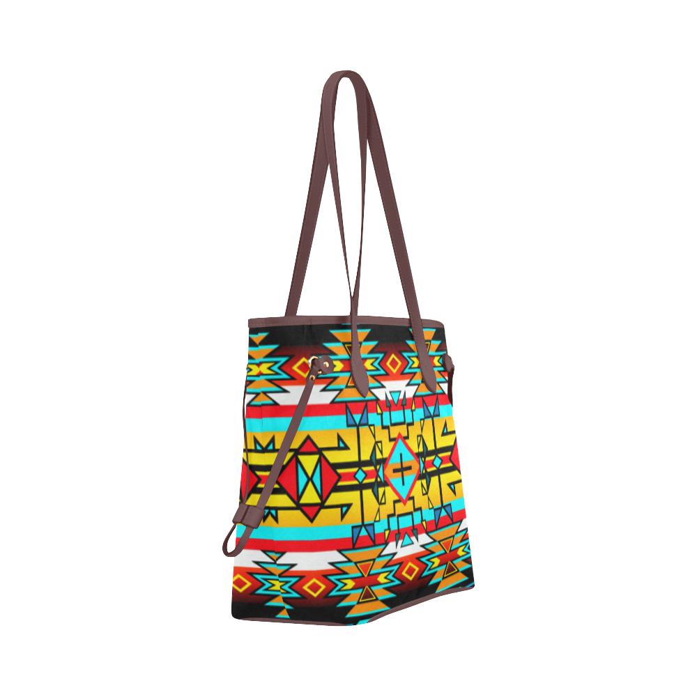 Force of Nature Twister Clover Canvas Tote Bag (Model 1661) Clover Canvas Tote Bag (1661) e-joyer
