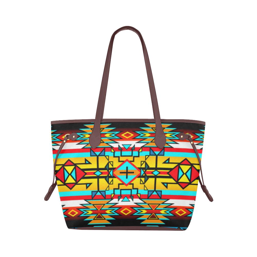 Force of Nature Twister Clover Canvas Tote Bag (Model 1661) Clover Canvas Tote Bag (1661) e-joyer
