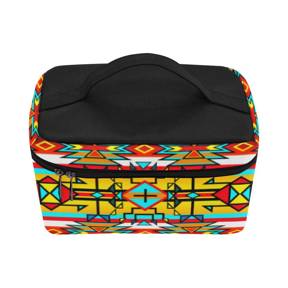 Force of Nature Twister Cosmetic Bag/Large (Model 1658) Cosmetic Bag e-joyer