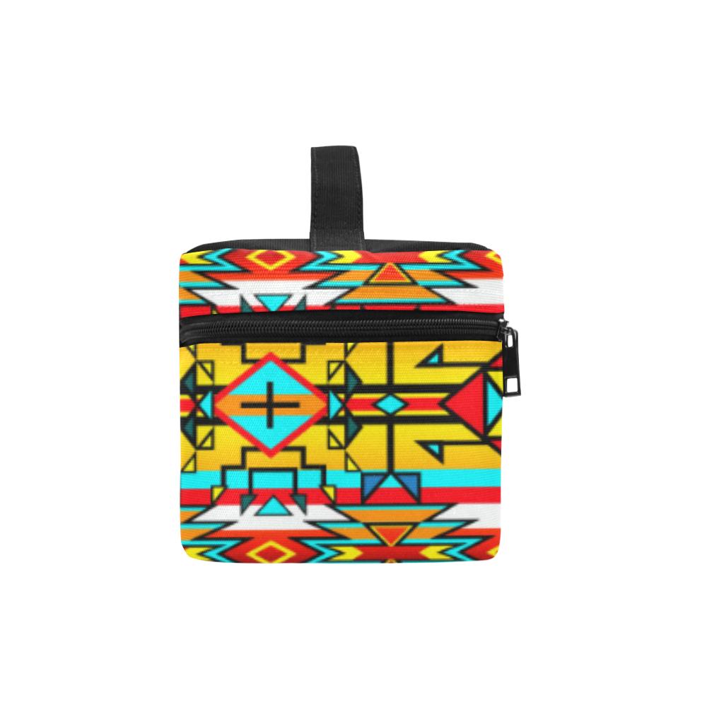 Force of Nature Twister Cosmetic Bag/Large (Model 1658) Cosmetic Bag e-joyer