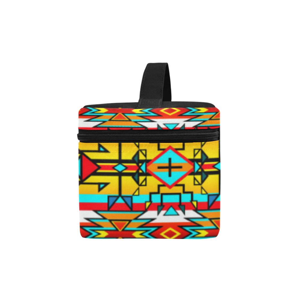 Force of Nature Twister Cosmetic Bag/Large (Model 1658) Cosmetic Bag e-joyer