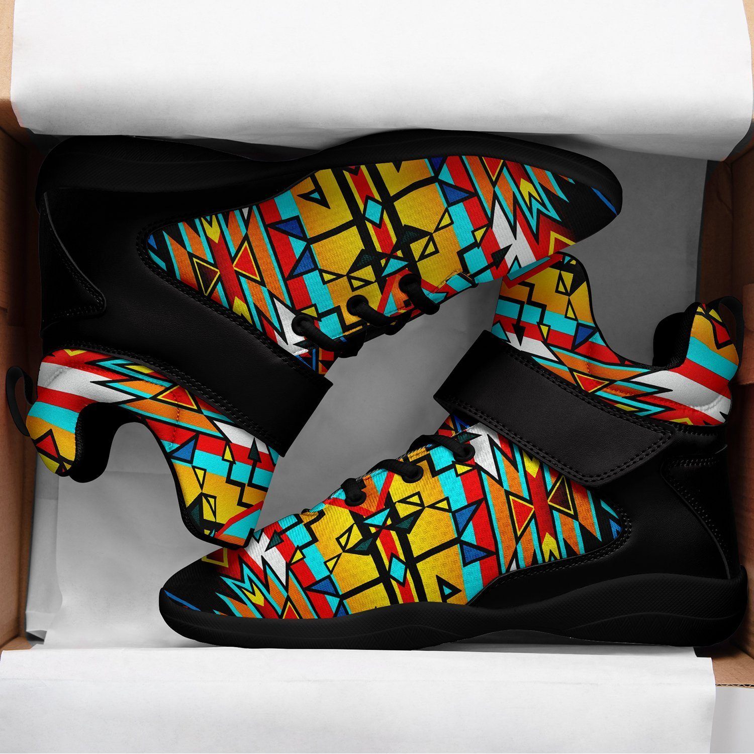 Force of Nature Twister Ipottaa Basketball / Sport High Top Shoes - Black Sole 49 Dzine