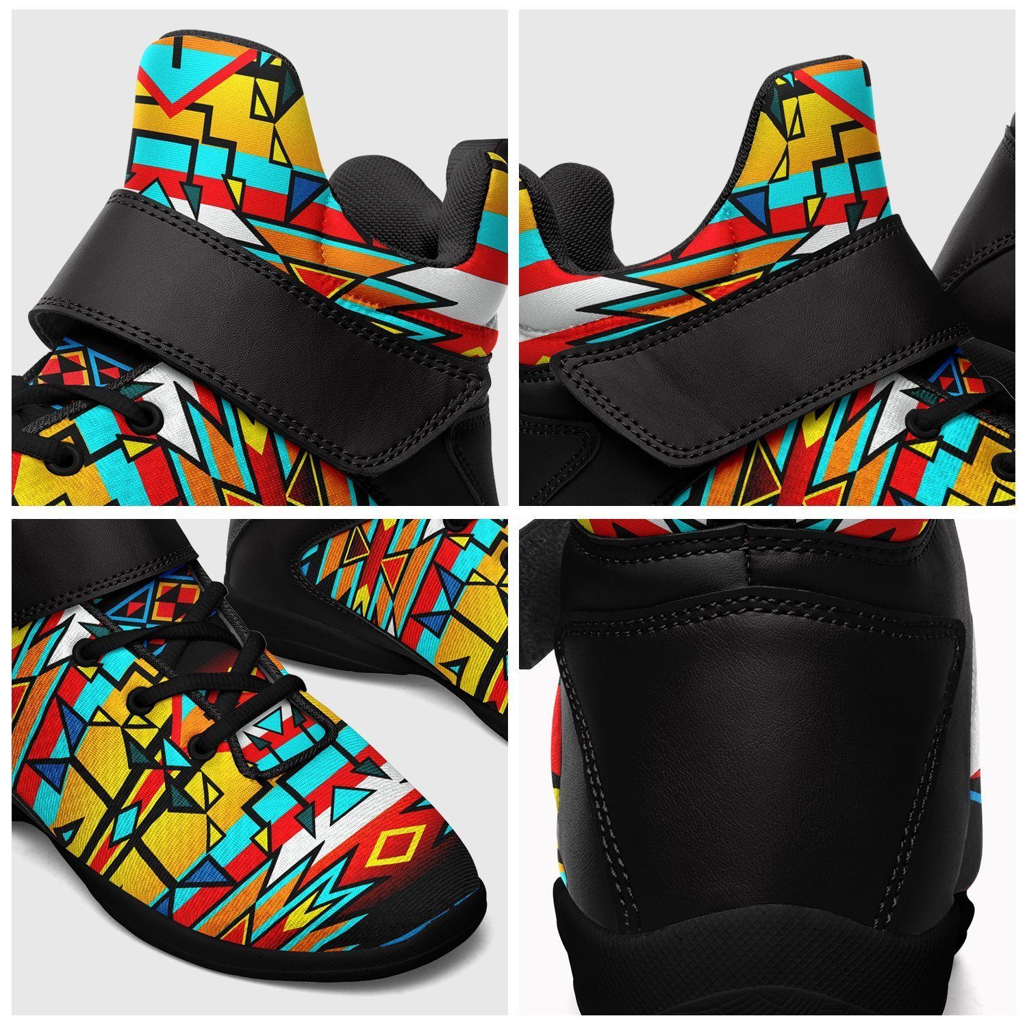 Force of Nature Twister Ipottaa Basketball / Sport High Top Shoes - Black Sole 49 Dzine