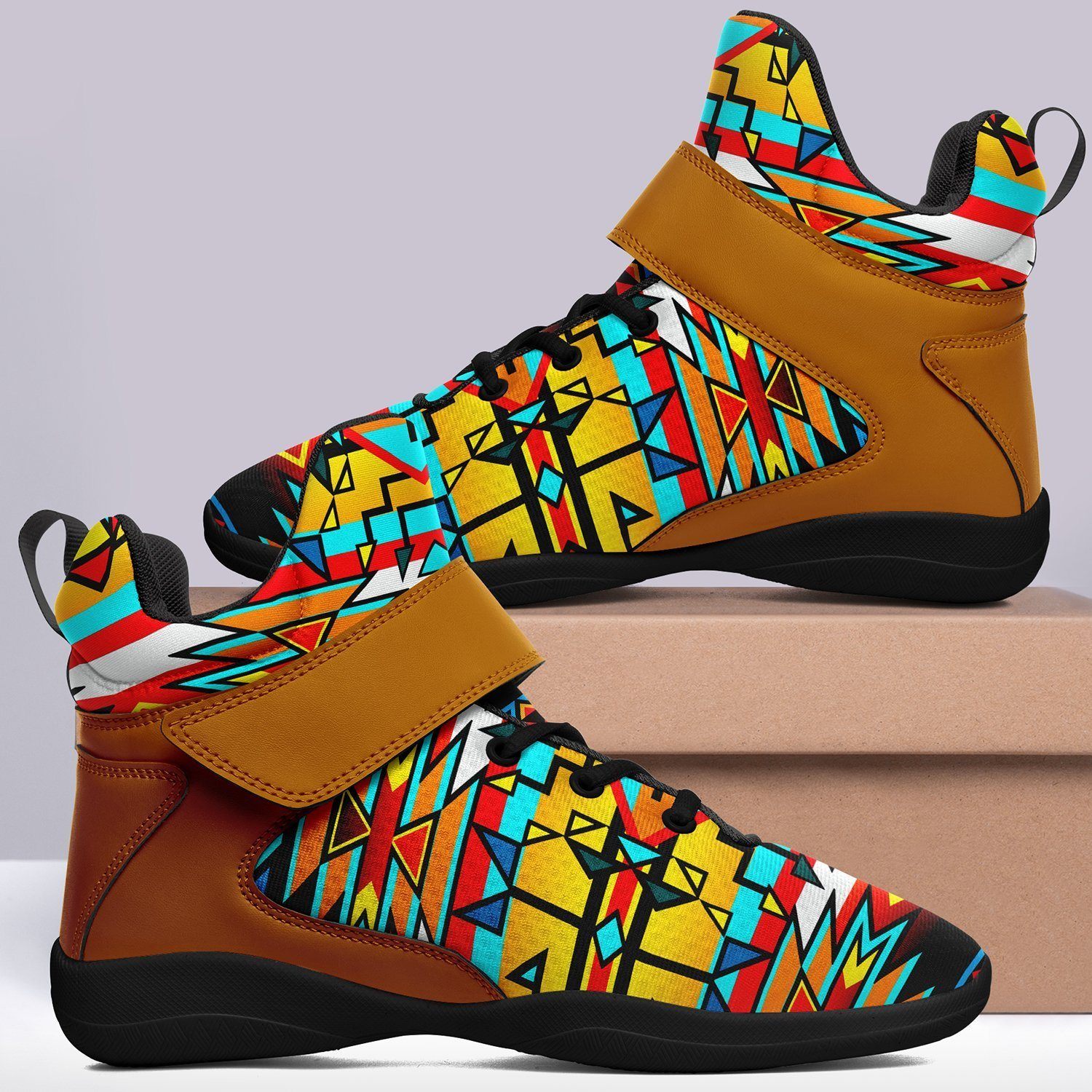 Force of Nature Twister Ipottaa Basketball / Sport High Top Shoes - Black Sole 49 Dzine