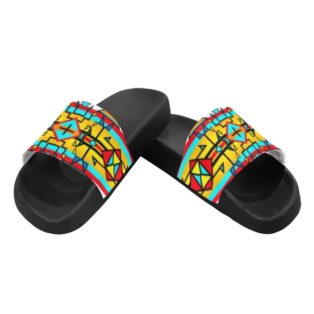 Force of Nature Twister Women's Slide Sandals (Model 057) Women's Slide Sandals (057) e-joyer