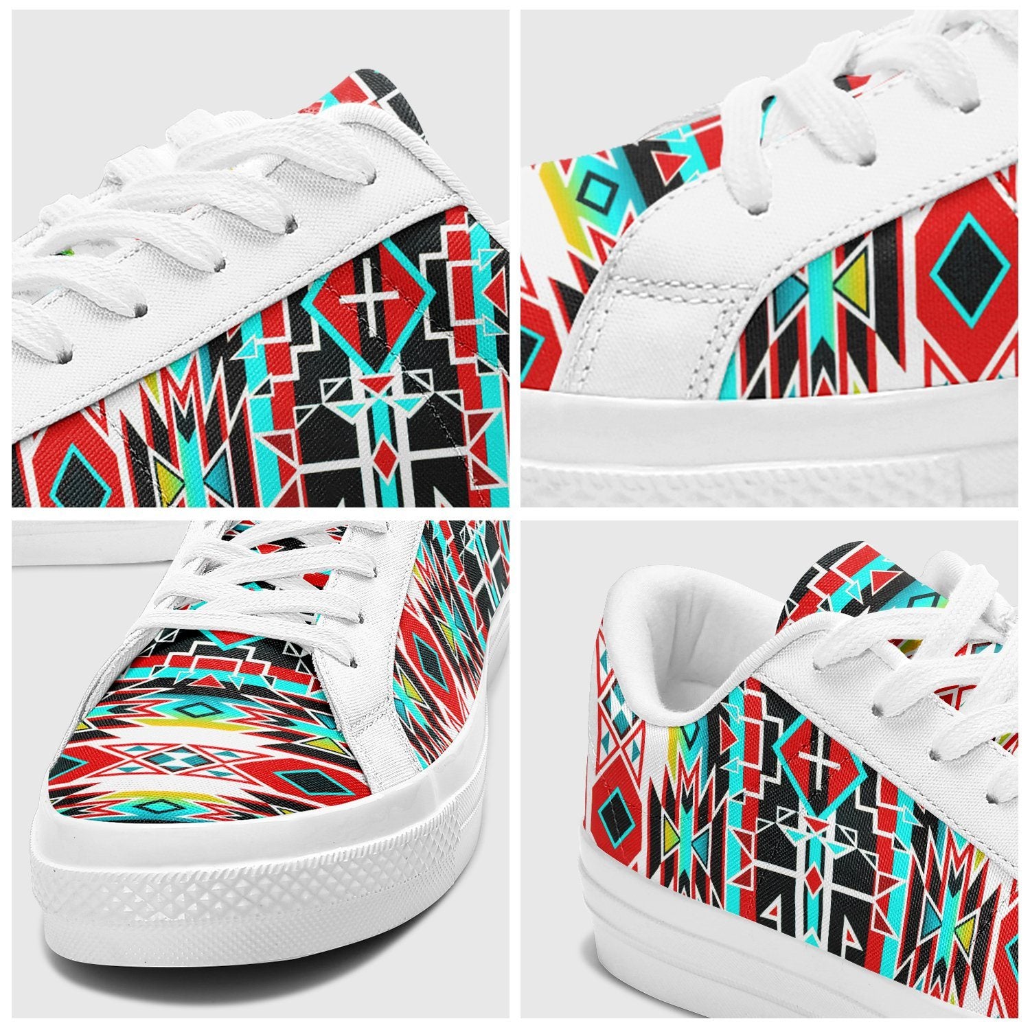 Force of Nature Windstorm Aapisi Low Top Canvas Shoes White Sole 49 Dzine