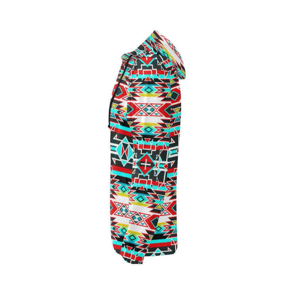 Force of Nature Windstorm All Over Print Full Zip Hoodie for Women (Model H14) All Over Print Full Zip Hoodie for Women (H14) e-joyer