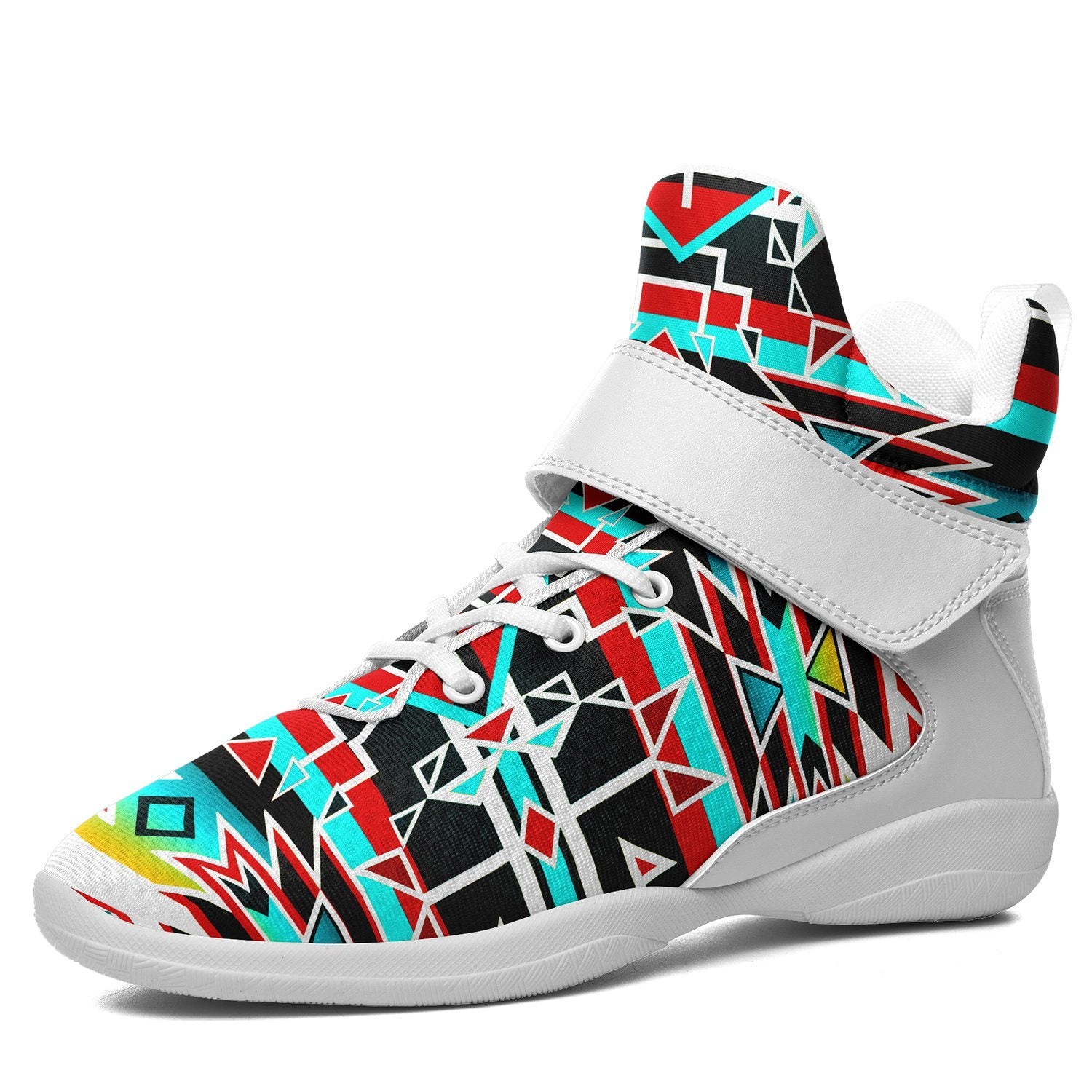 Force of Nature Windstorm Ipottaa Basketball / Sport High Top Shoes 49 Dzine US Women 4.5 / US Youth 3.5 / EUR 35 White Sole with White Strap 