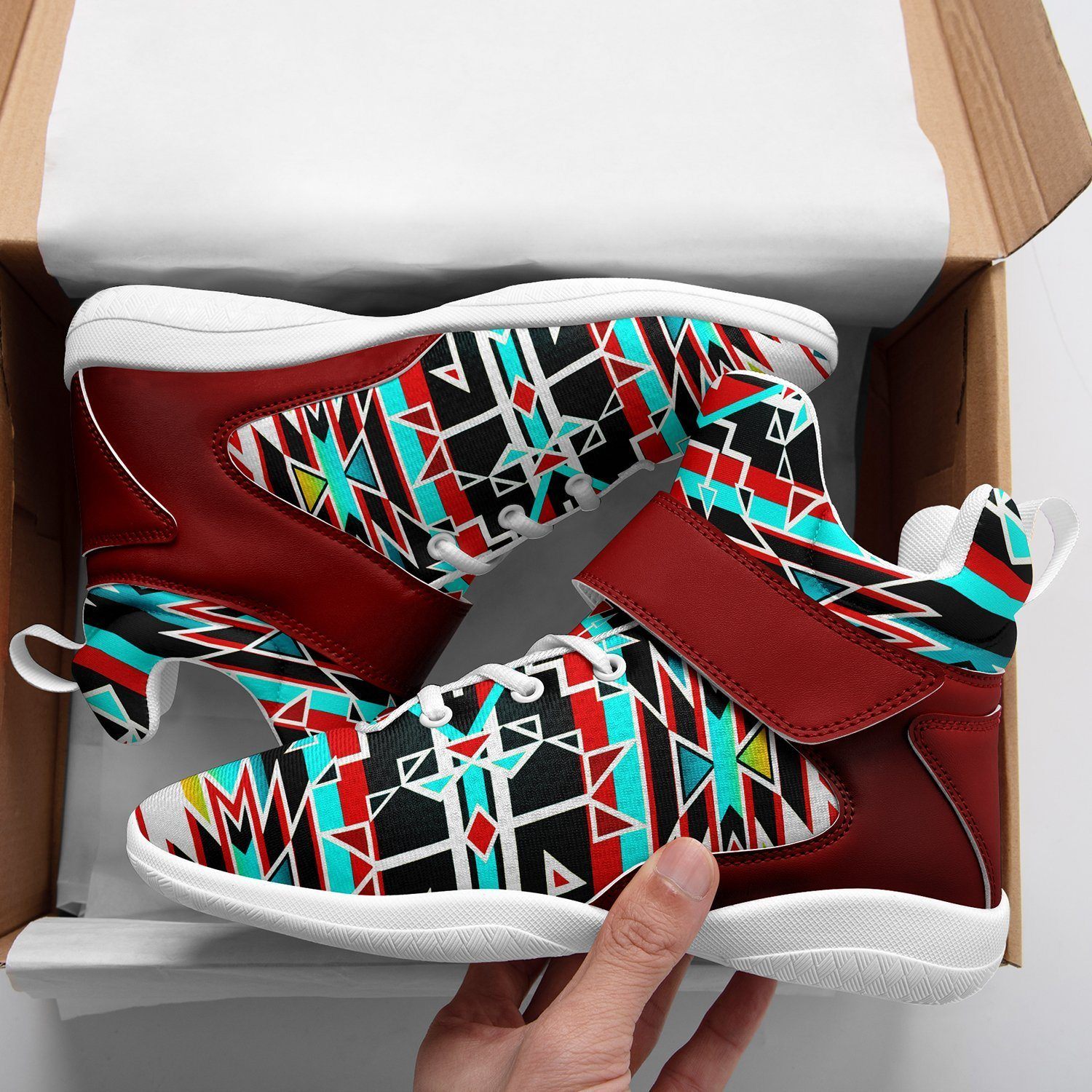 Force of Nature Windstorm Ipottaa Basketball / Sport High Top Shoes - White Sole 49 Dzine