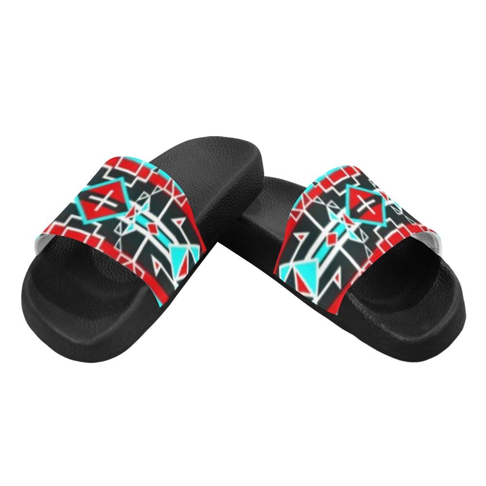 Force of Nature Windstorm Men's Slide Sandals (Model 057) Men's Slide Sandals (057) e-joyer