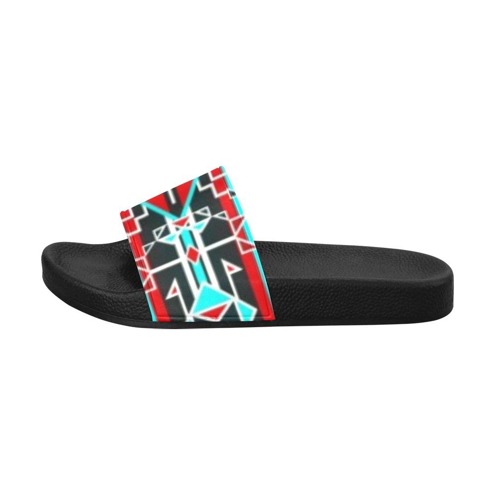 Force of Nature Windstorm Men's Slide Sandals (Model 057) Men's Slide Sandals (057) e-joyer