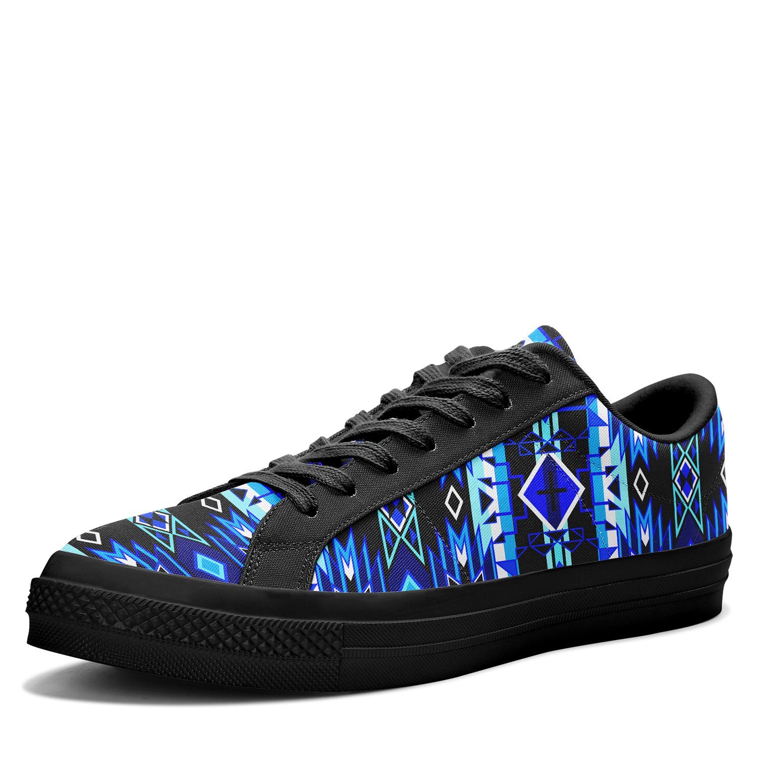 Force of Nature Winter Night Aapisi Low Top Canvas Shoes Black Sole 49 Dzine