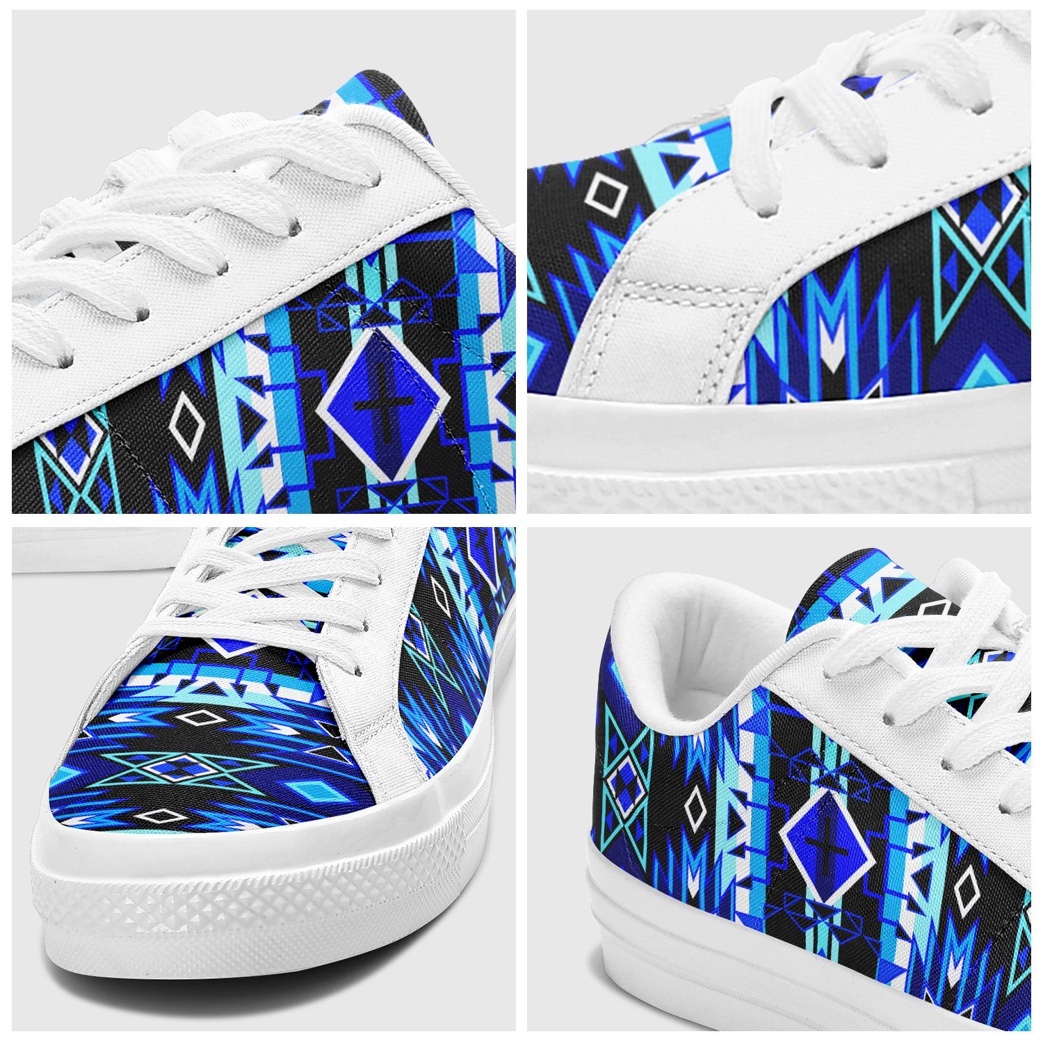 Force of Nature Winter Night Aapisi Low Top Canvas Shoes White Sole 49 Dzine